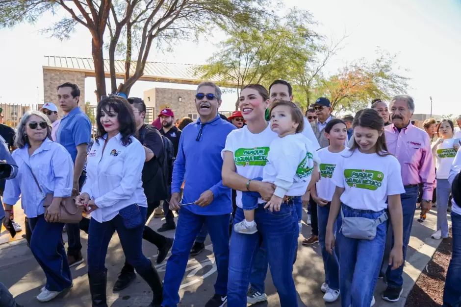 Presenta Marina del Pilar primera etapa del parque Laguna Mxico en Mexicali