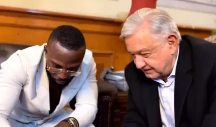 Randy Arozarena visit a Lpez Obrador