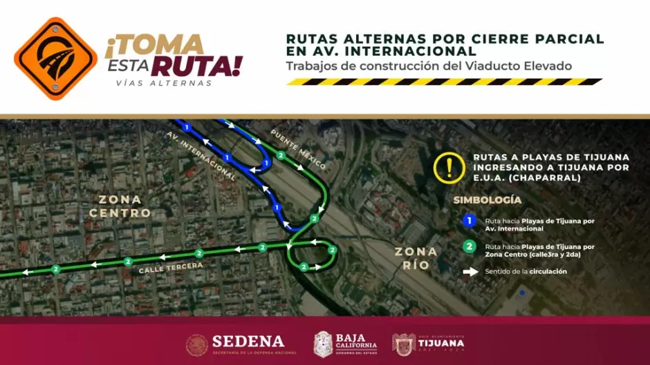 Intensifica Ayuntamiento bacheo en rutas alternas por cierre parcial de Avenida Internacional