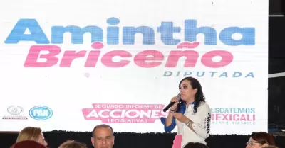 Presenta diputada Amintha Briceo segundo informe de actividades legislativas