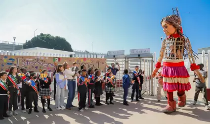 Da Marina del Pilar bienvenida a Amal y rinde honor a la niez migrante