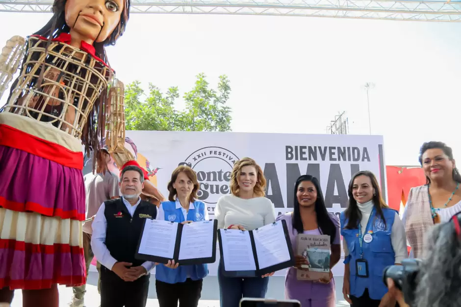 Da Marina del Pilar bienvenida a Amal y rinde honor a la niez migrante