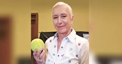 La extenista Martina Navratilova confiesa que superar el cncer &mdash;este 2023