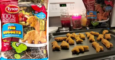 Nuggets con forma de dinosaurio de Tyson