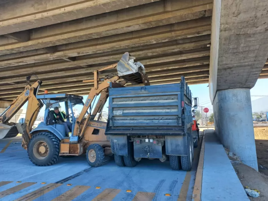 Ccierre parcial de circulacin en el lado poniente del Nodo El Sauzal