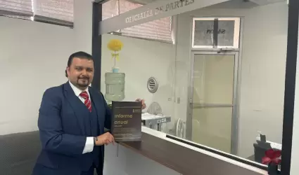 Secretario ejecutivo del IEEBC presenta informe de labores