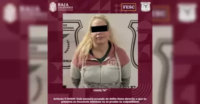 Detienen a fugitiva de Estados Unidos en Tijuana