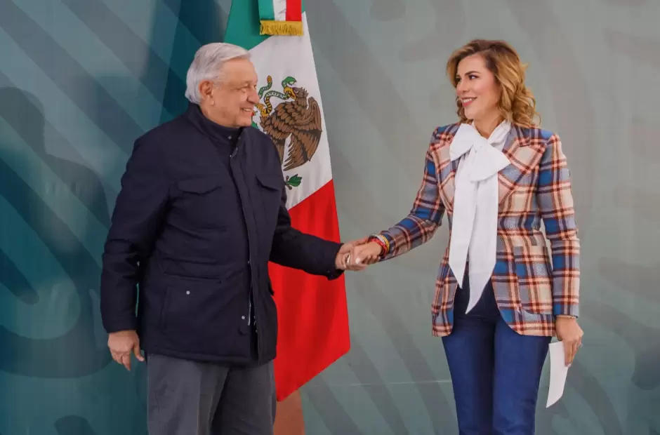 Reitera AMLO respaldo total a Marina del Pilar para impulsar a Baja California