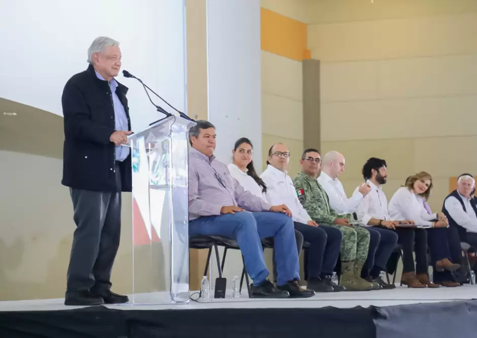 AMLO y Marina del Pilar en Mexicali