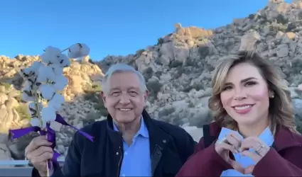 AMLO y Marina del Pilar