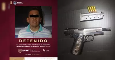 Detenido con arma de fuego