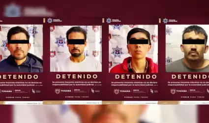 Detenidos con restos humanos y "narcomensaje"