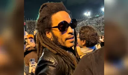 Lenny Kravitz en el concierto de Paul McCartney en el Foro Sol