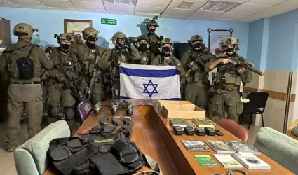 Ejrcito israel en el hospital de Al Shifa