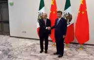 Arriba AMLO a encuentro bilateral con presidente de China, Xi Jinping