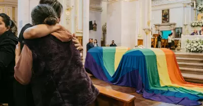 Funeral del magistrade Jesús Ociel Baena Sauceda y su pareja Dorian Nieves