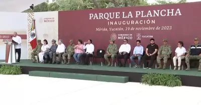 Inauguración de parque La Plancha, en Mérida