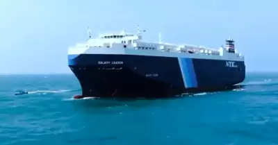 Rebeldes hutíes de Yemen secuestraron el domingo el barco Galaxy Leader en el ma