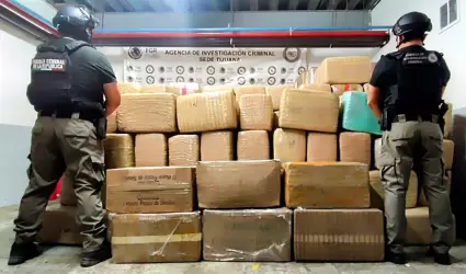 Vinculan a proceso a cuatro detenidos con 2.5 toneladas de marihuana