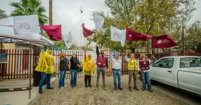 Obra de rehabilitacin de lnea de conduccin de agua potable de la planta potab