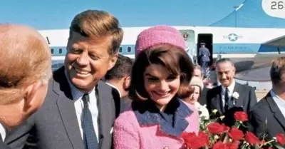 John F. Kennedy y su esposa, Jacqueline Kennedy