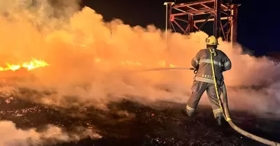 Incendio en fbrica de Playas de Rosarito