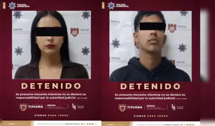Pareja detenida