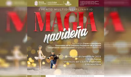 Celebrar�n CEART Ensenada y biblioteca Benito Ju�rez navidad con m�sica, danza y