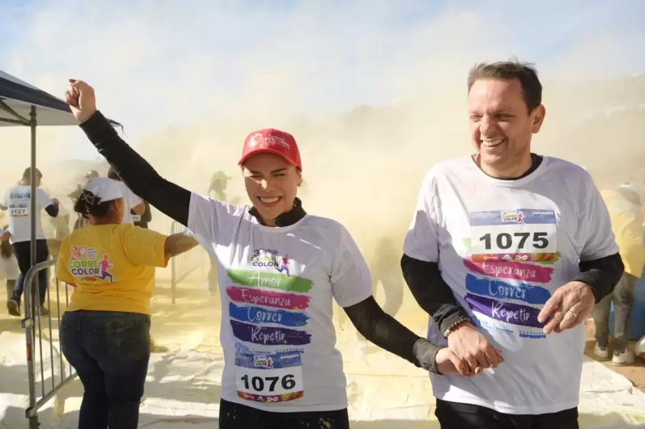 Carrera "Corre con Color" en inauguracin de Parque Esperanto