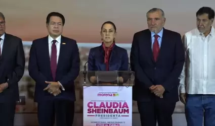 Presenta Claudia sheinbaum a su equipo de precampaa