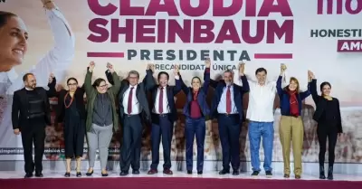 Claudia Sheinbaum presenta equipo de precampaa