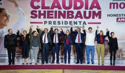 Claudia Sheinbaum presenta equipo de precampaa