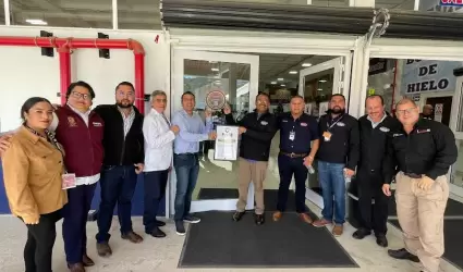 Entrega COEPRIS BC constancia del programa de autorregulaci�n a empresa mayorist