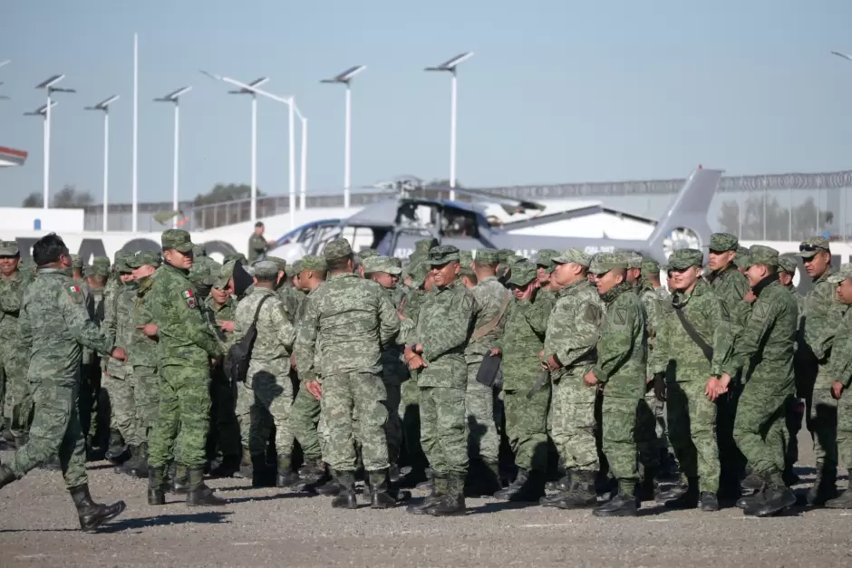 Arriban 150 elementos del Ejército a Tijuana
