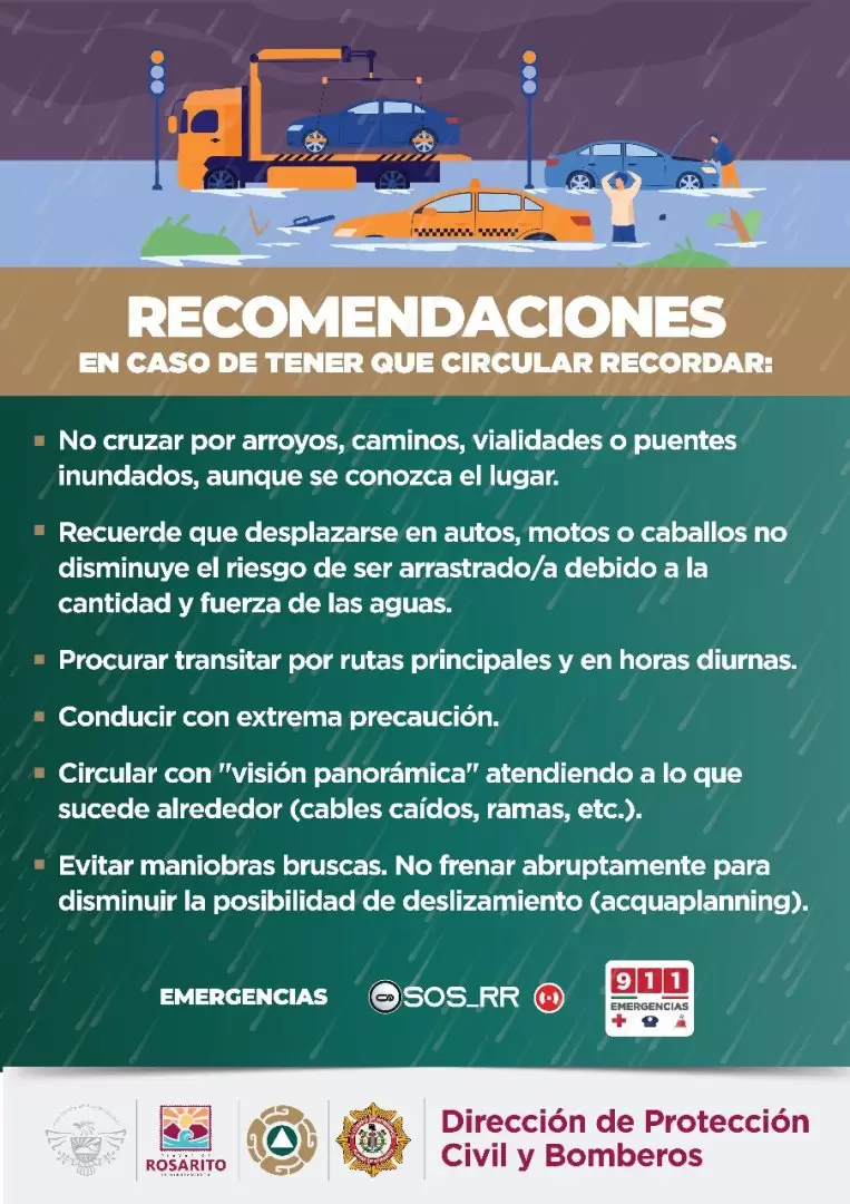 Pronstico de lluvias para esta tarde y maana jueves 30 de noviembre