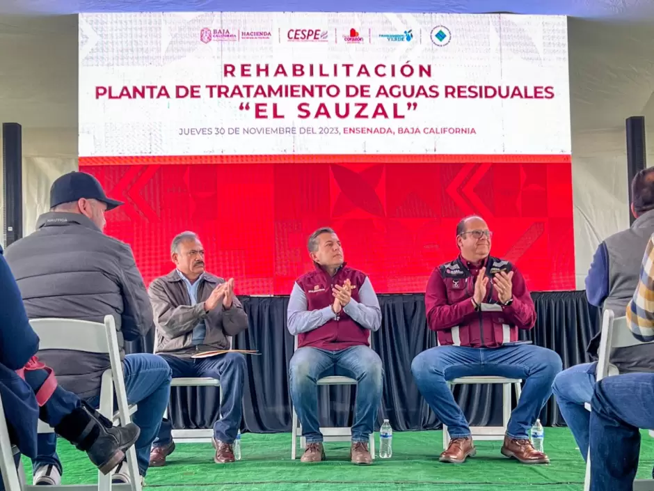 Inicia rehabilitacin de la planta de tratamiento de aguas residuales "El Sauzal"