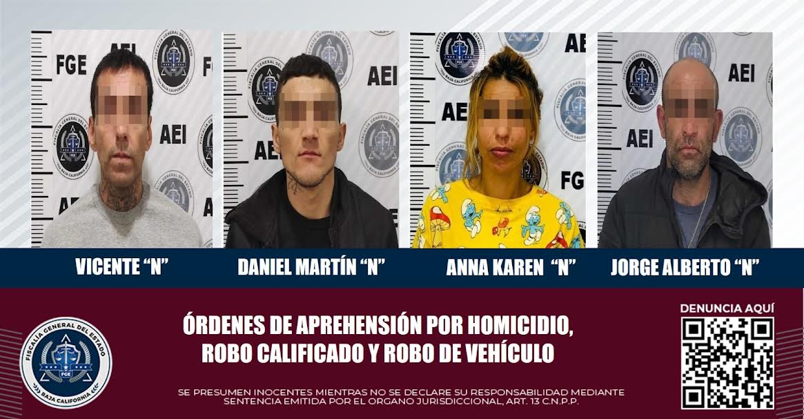 Da Fiscalía Cumplimiento A órdenes De Aprehensión Por Homicidio Robo Y Robo De Vehículo 5543