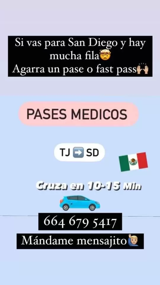 Venta irregular de pases mdicos