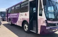 Informa IMOS que Transporte Violeta Mexicali pasará por plaza Cachanilla