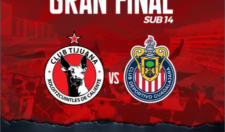 Xolos enfrentará a Chivas en la gran final de la Sub-14