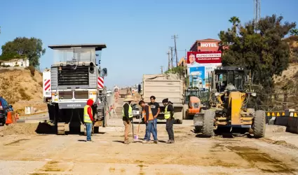 Registra avance del 92% modernizacin del tramo carretero Chapultepec-Maneadero