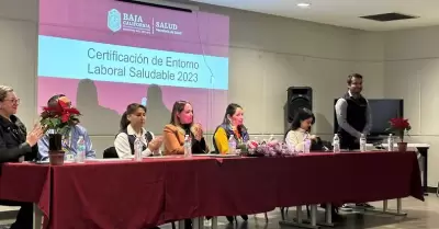 Certifican instituciones p�blicas y privadas entornos laborales saludables para 