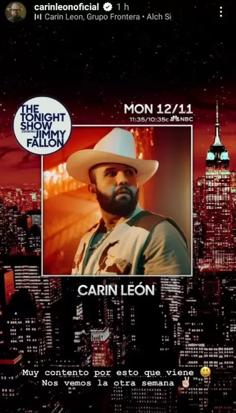 Carn Len en The Tonight Show.