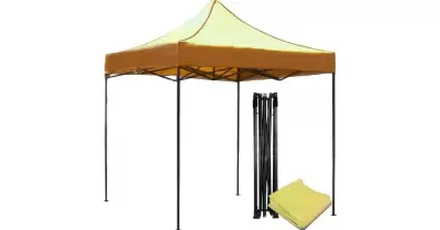 Carpa plegable.