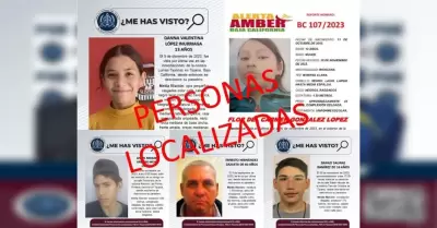 Localizan personas