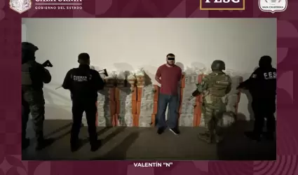 Aseguran Fuerza Estatal y SEDENA cerca de 600 kilos de metanfetamina en Ensenada