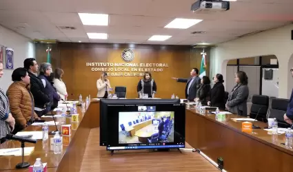 Rinde informes Consejo Local del INEBC sobre avances del Proceso Electoral Feder