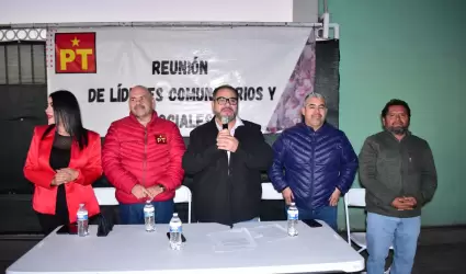 Lderes comunitarios del PT se suman con Erik "Terrible" Morales