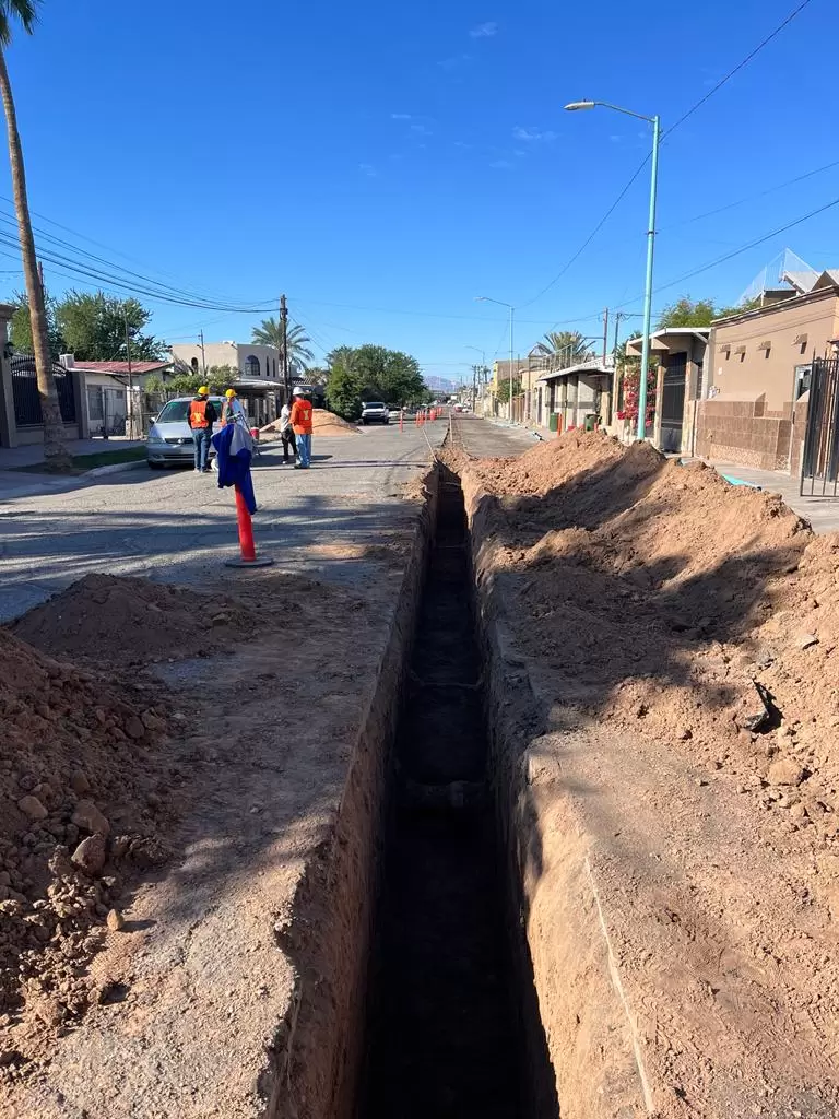 Renuevan red de agua potable en la colonia Industrial de Mexicali