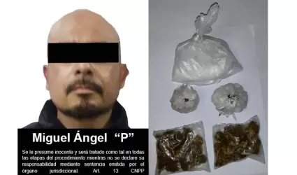 Narcomenudista detenido con un arma